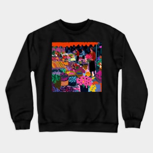 Flower market Crewneck Sweatshirt